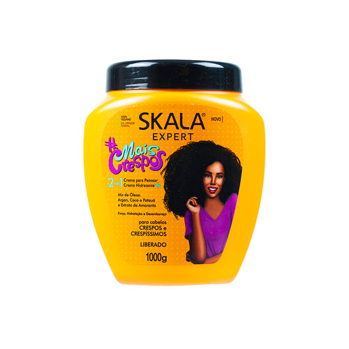 SKALA Mais Crespos 2 em 1 Creme para Pentear + Hidratação, 1 kg